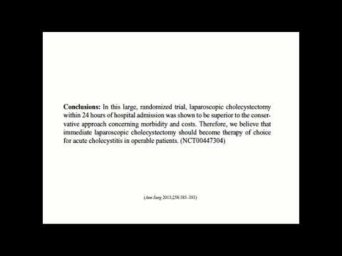 DEB05: Acute Cholecystitis: Up-Front vs. Delayed Cholecystectomy